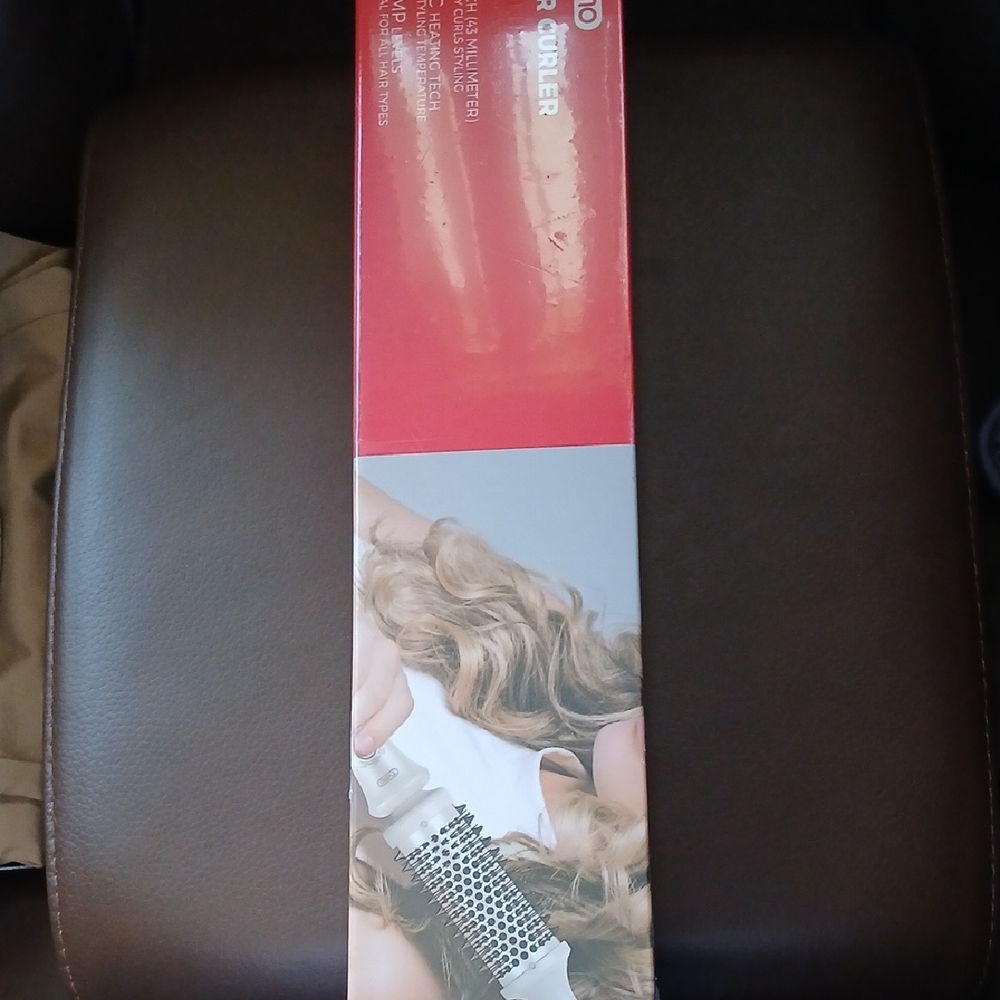 Professional Hair Curler with Silver Barrel